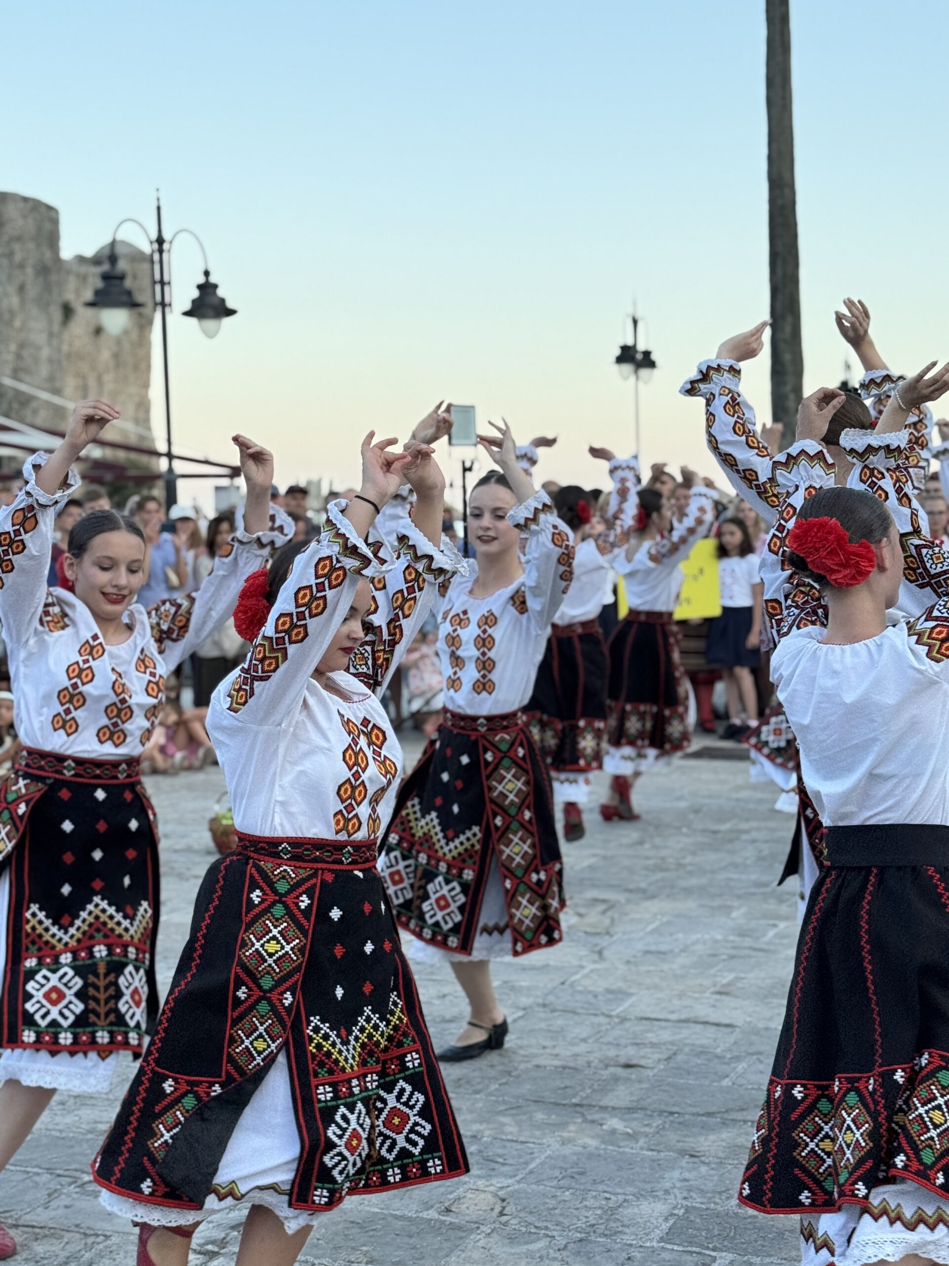 Moldova group performing at the WOFA Festival in Budva