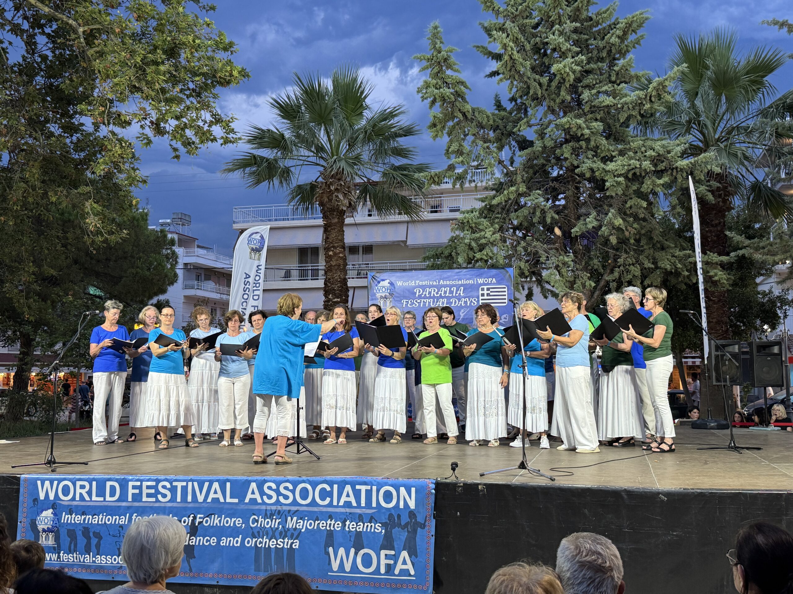 Group from Hungary at the WOFA Festival in Paralia, Greece