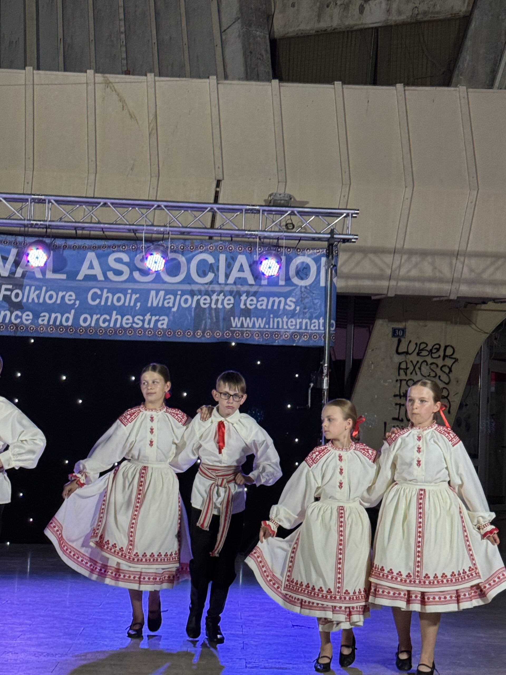 Folk group performing at the WOFA Festival in Bar