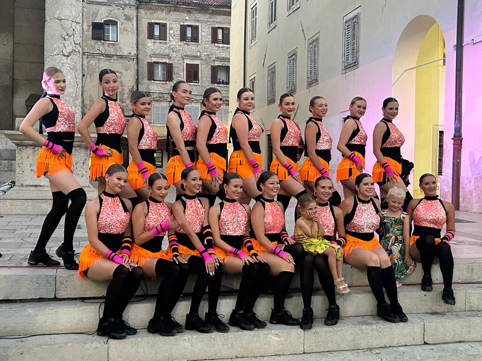 Majorette Group at the WOFA Festival in Pula, Croatia