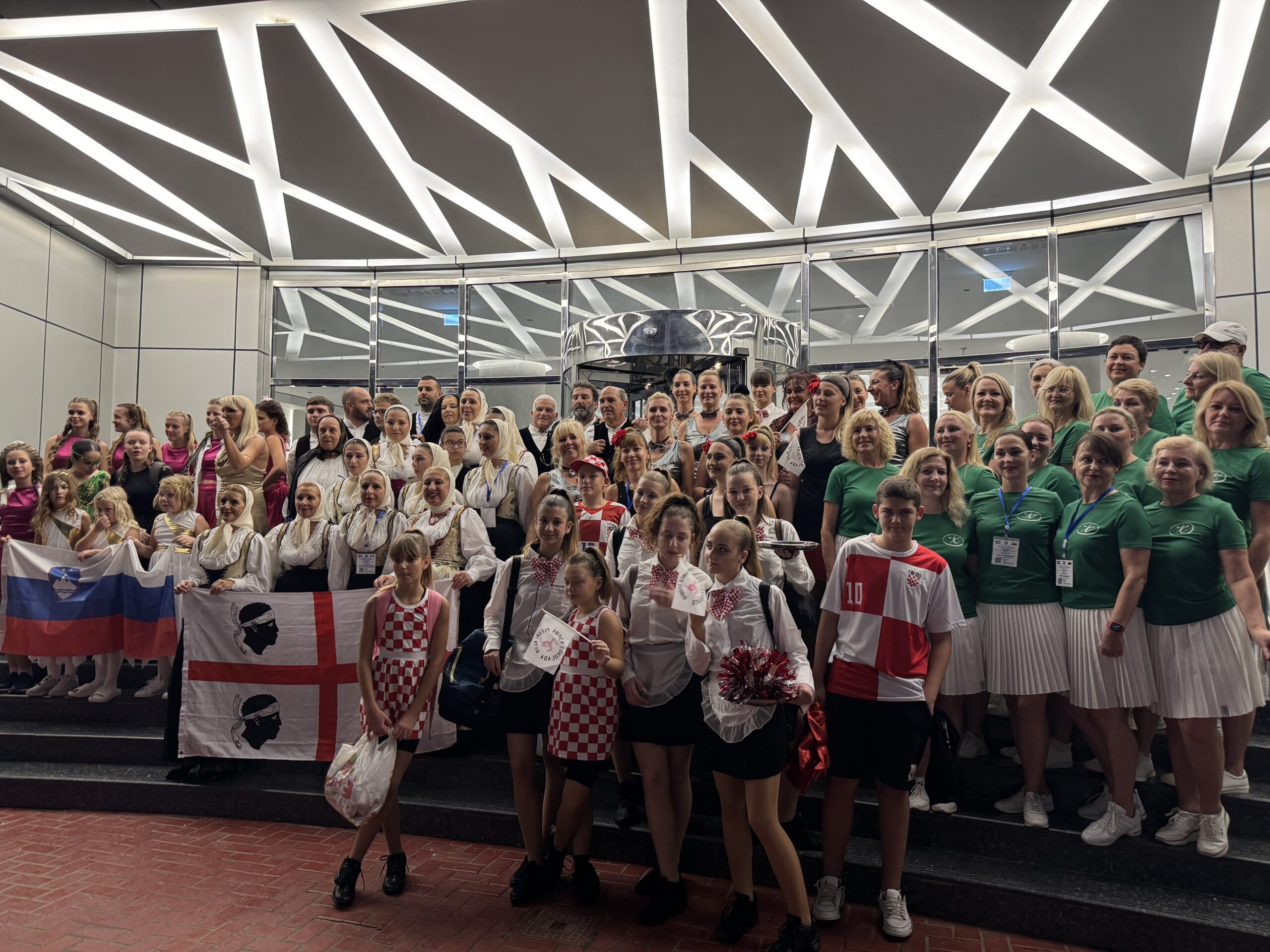 Group photo of all the Participants in Dubai, at the WOFA Festival