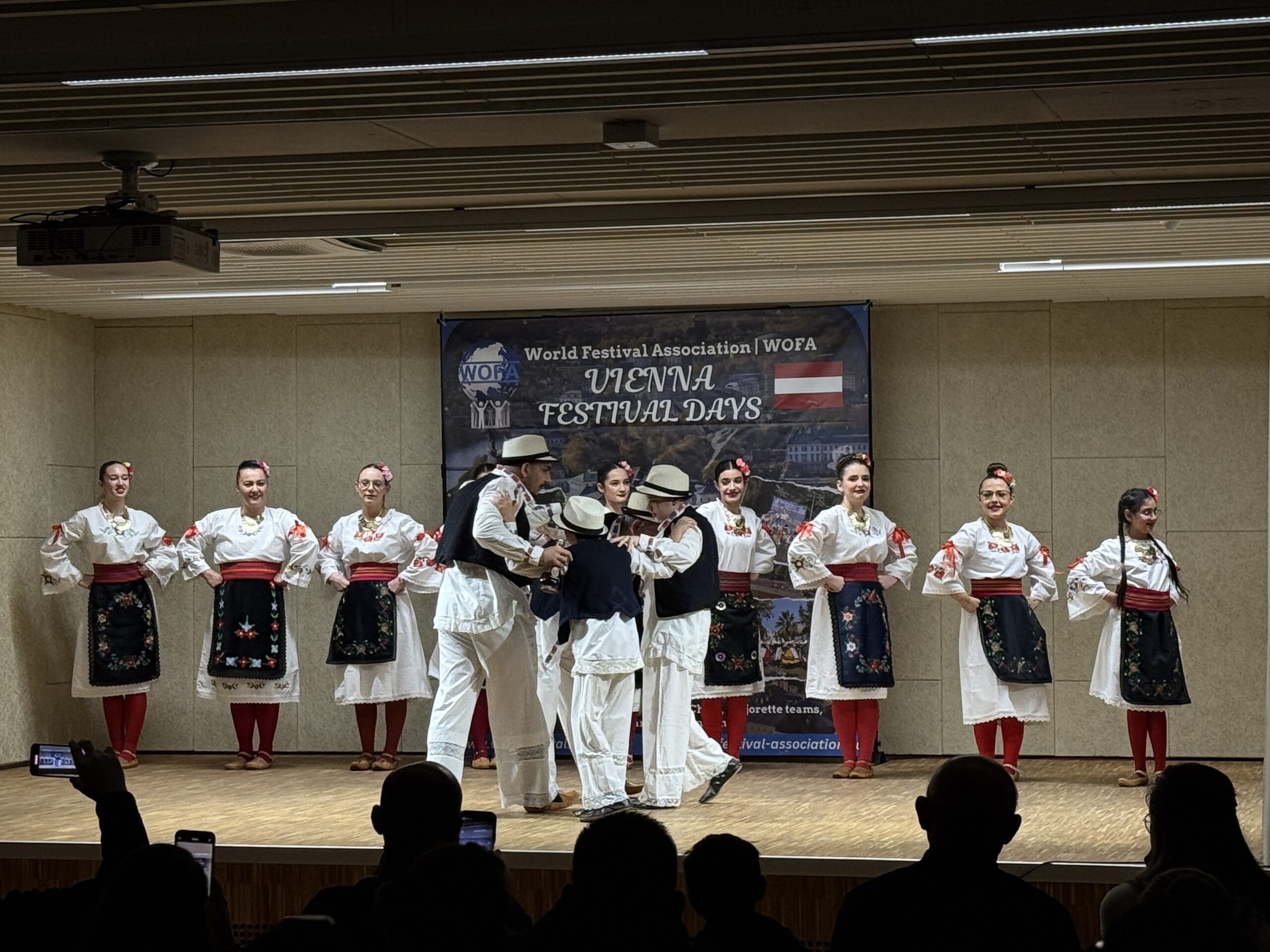 Serbian group from Vienna, Austria at the WOFA Festival in Vienna.