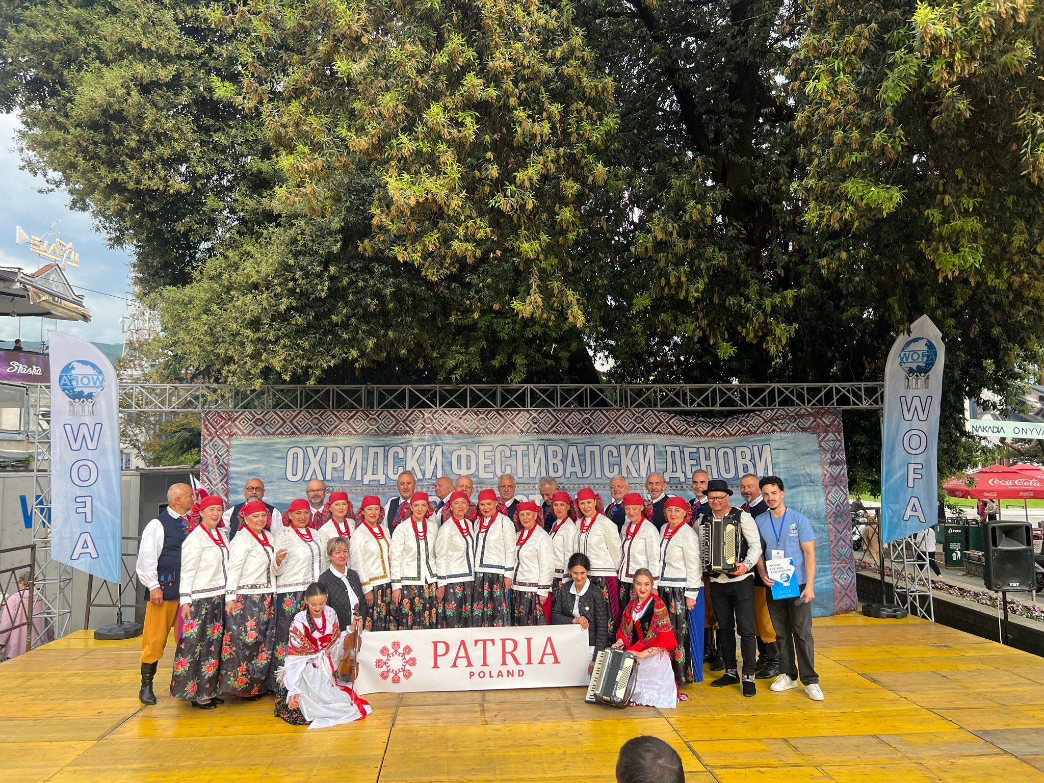 Patria the Folk group from Poland at the WOFA Festival in Ohrid